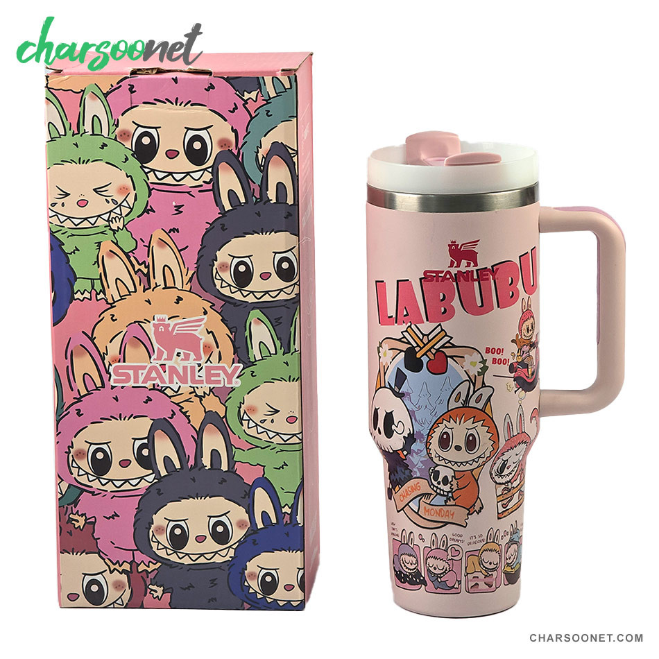 تراول ماگ 1180 میلی لیتری استنلی طرح لبوبو Quencher H2.0 FlowState