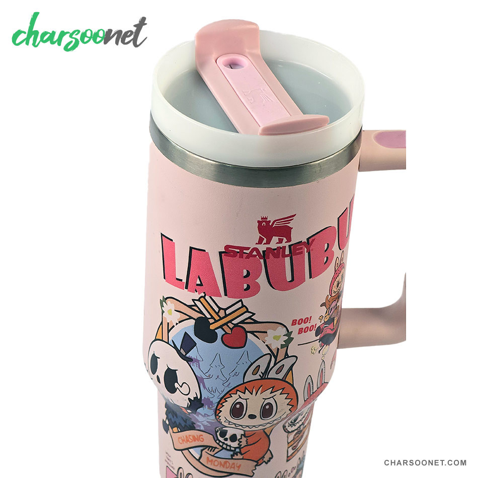 تراول ماگ 1180 میلی لیتری استنلی طرح لبوبو Quencher H2.0 FlowState