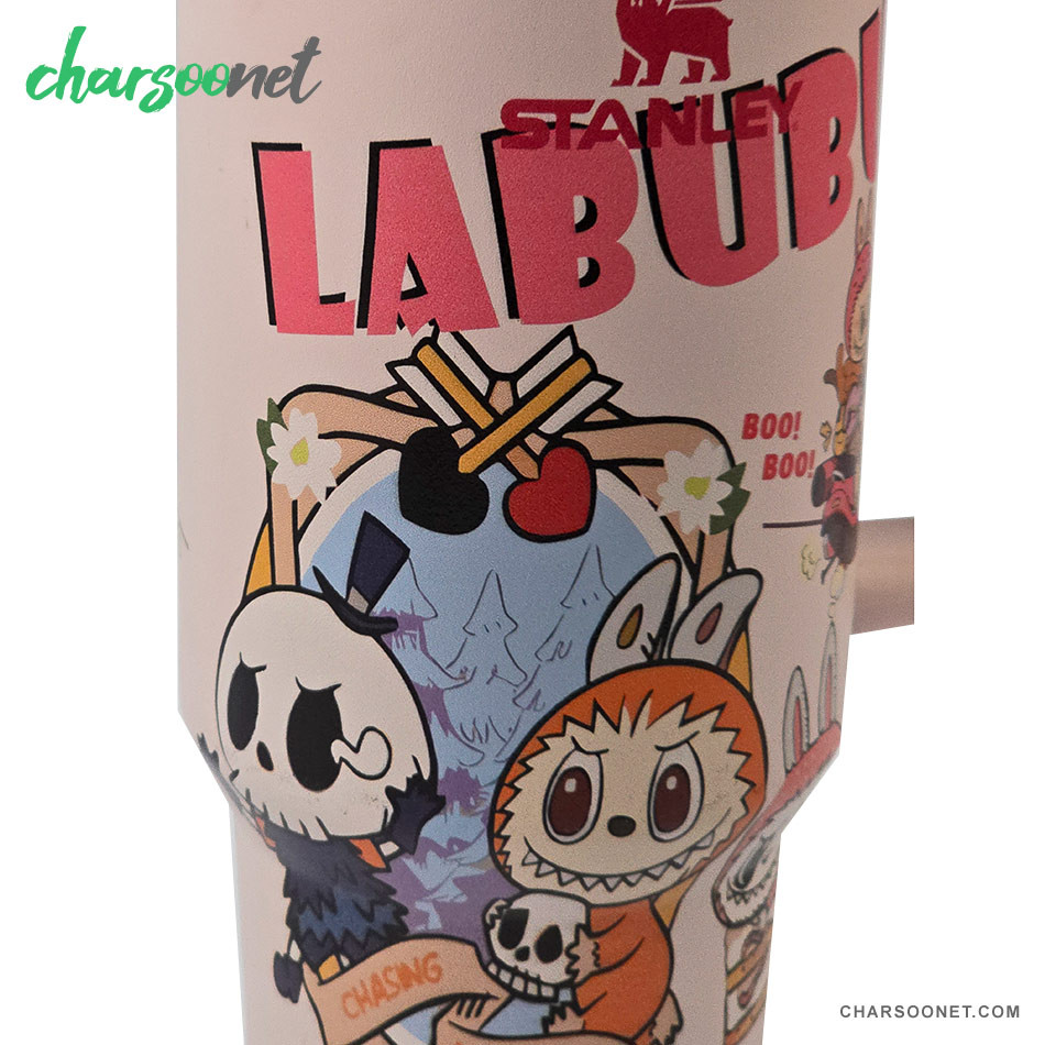 تراول ماگ 1180 میلی لیتری استنلی طرح لبوبو Quencher H2.0 FlowState