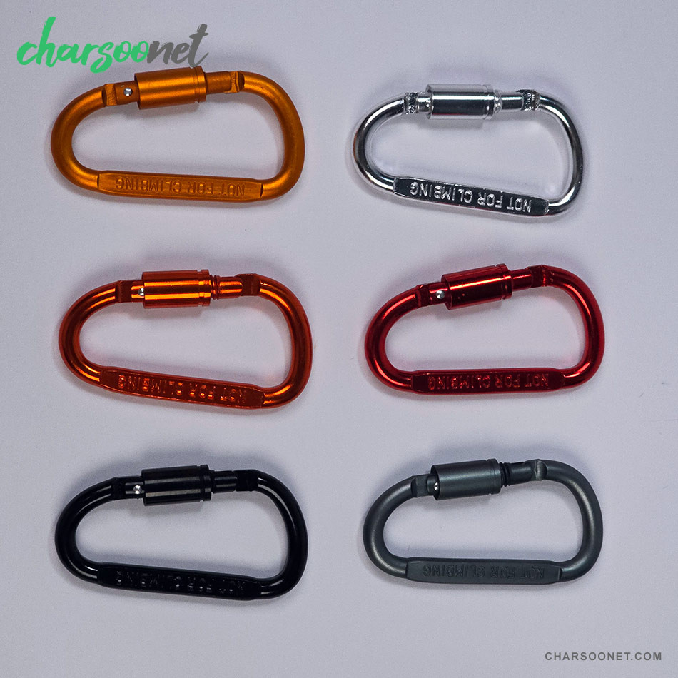 کارابین پیچی فلزی سبک و همه کاره Not For Climbing