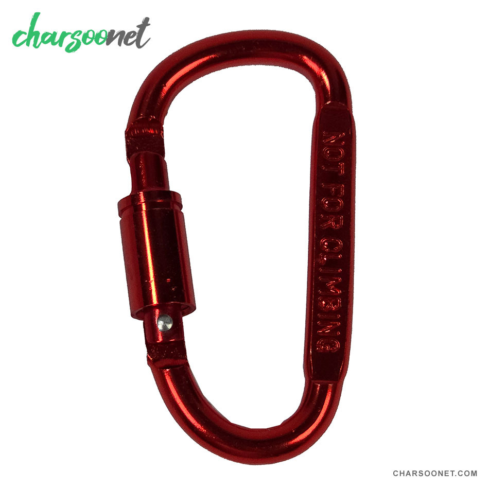 کارابین پیچی فلزی درجه یک سبک و همه کاره Not For Climbing