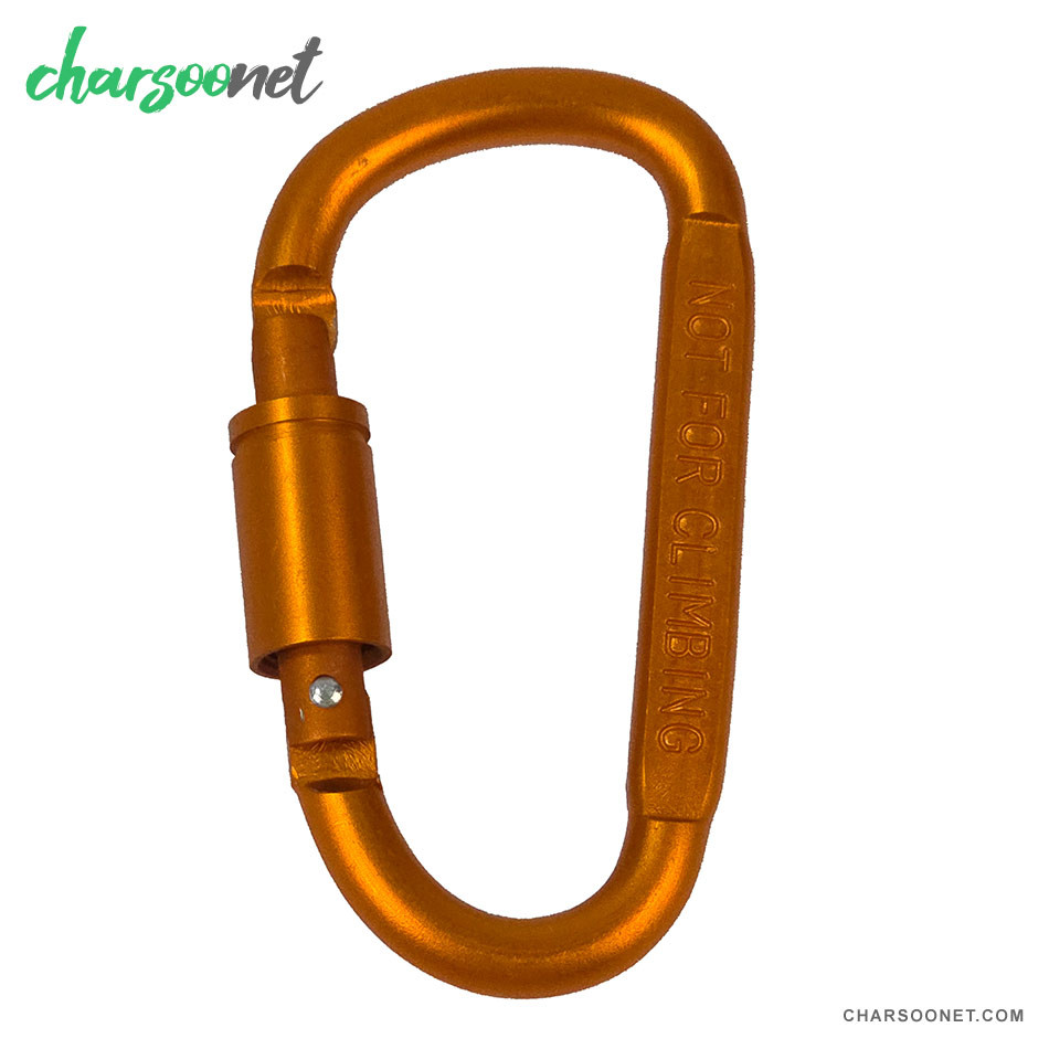 کارابین پیچی فلزی درجه یک سبک و همه کاره Not For Climbing
