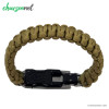 دستبند پاراکورد و کمپینگ حرفه ای چاقودار ضدزنگ