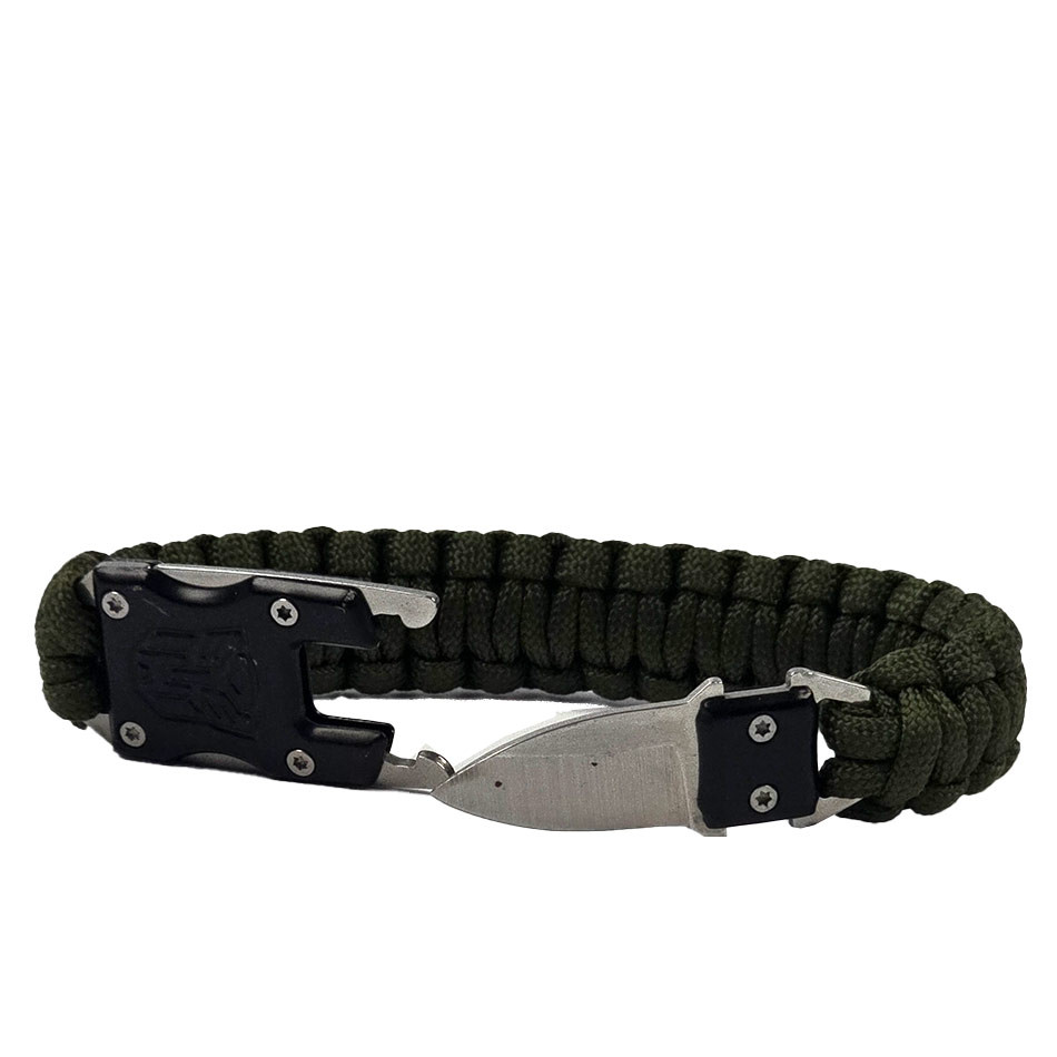 دستبند پاراکورد و کمپینگ حرفه ای چاقودار ضدزنگ