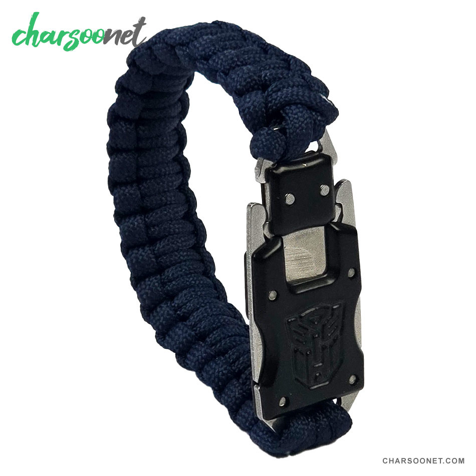 دستبند پاراکورد و کمپینگ حرفه ای چاقودار ضدزنگ