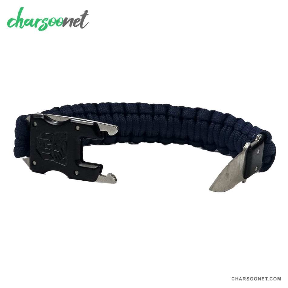 دستبند پاراکورد و کمپینگ حرفه ای چاقودار ضدزنگ