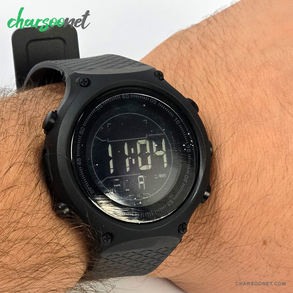 ساعت مچی دیجیتال اسپرت ضدآب بنمی Bnm i مدل ۱۸۱۰G بند مشکی