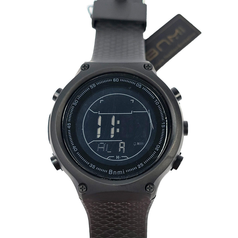 ساعت مچی دیجیتال اسپرت ضدآب بنمی Bnm i مدل ۱۸۱۰G بند مشکی