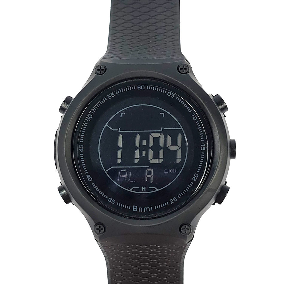 ساعت مچی دیجیتال اسپرت ضدآب بنمی Bnm i مدل ۱۸۱۰G بند مشکی