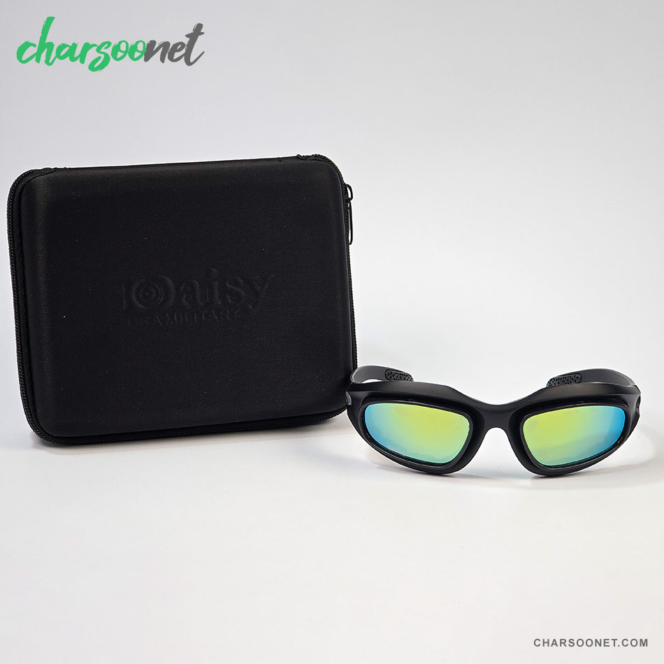 عینک ورزشی دایزی Daisy چندلنزه پلاریزه و UV400 مناسب کوهنوردی و رانندگی و دوچرخه سواری