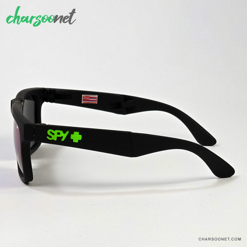 عینک آفتابی اسپای پلاس SPY+ Fold با لنز آینه ای و محافظ یووی