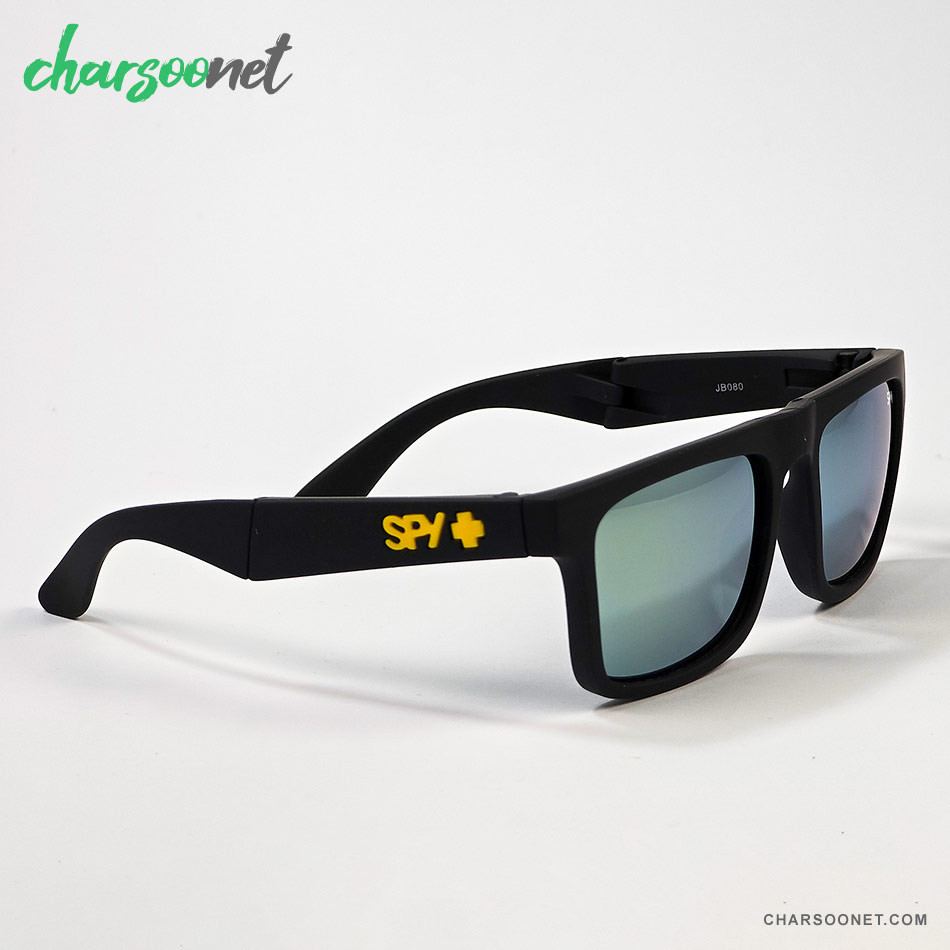 نمای جانبی عینک آفتابی تاشو SPY+ با طراحی جمع‌شونده و فریم مقاوم سبک