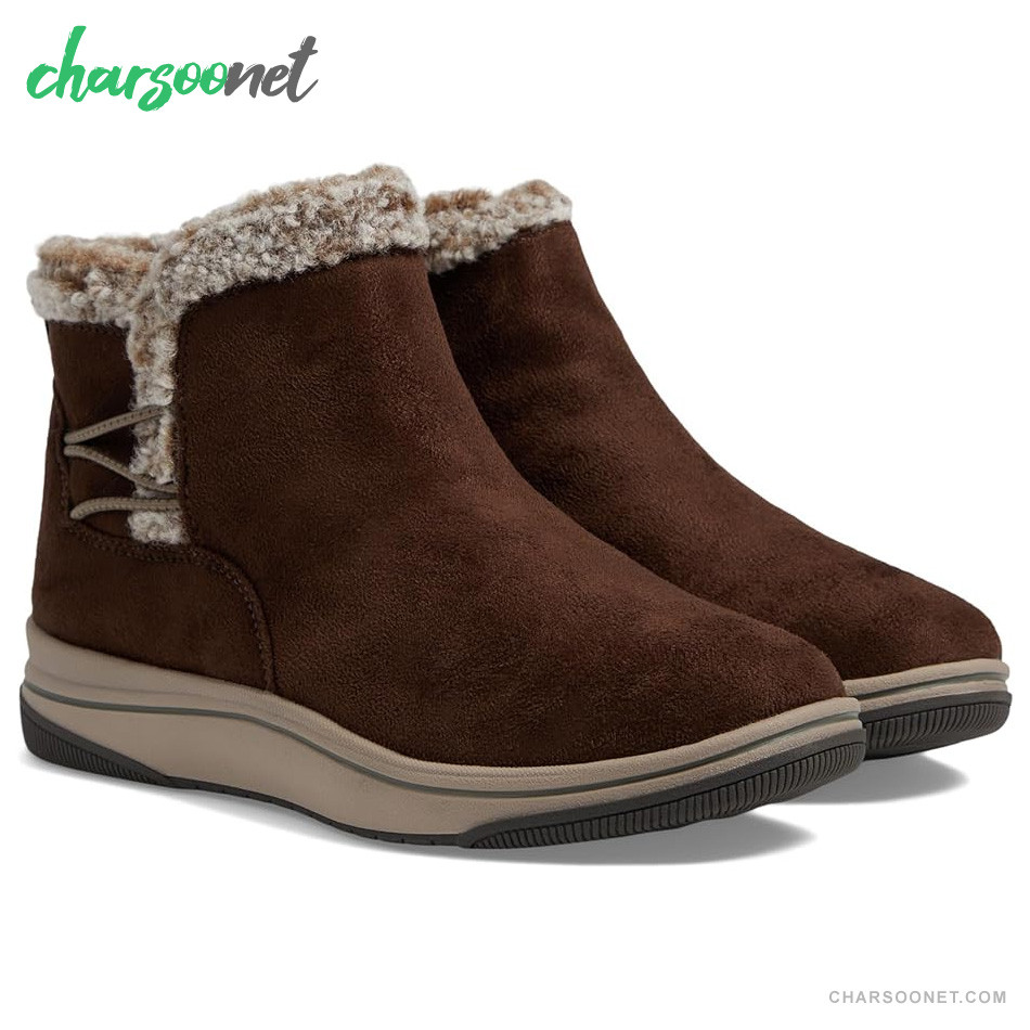 بوت زنانه کلارکس Clarks Breeze Faux Fur