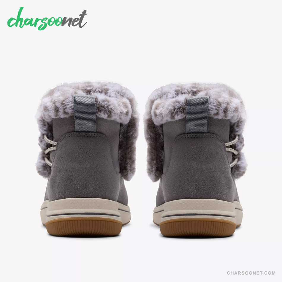 بوت زنانه کلارکس Clarks Cloudsteppers Faux Fur