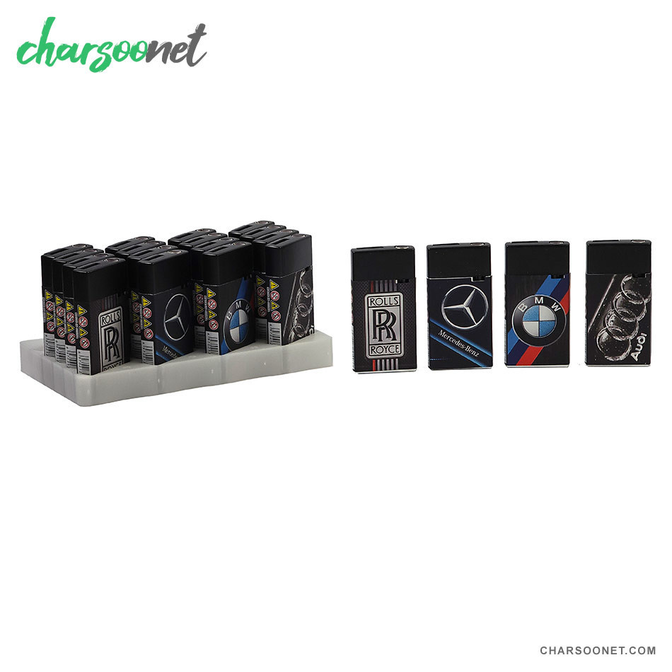 فندک شارژی گازی طرح لوگوی خودروی Audi