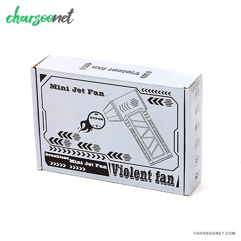 مینی جت فن دمنده شارژی چراغ دار ویولنت مدل ZY7400-SE/PRO
