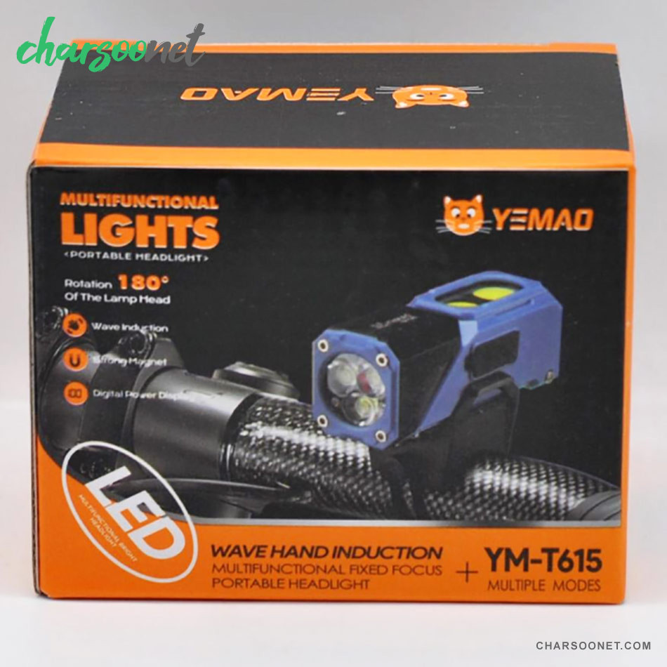 هدلایت شارژی یامائو مدل YM-T615