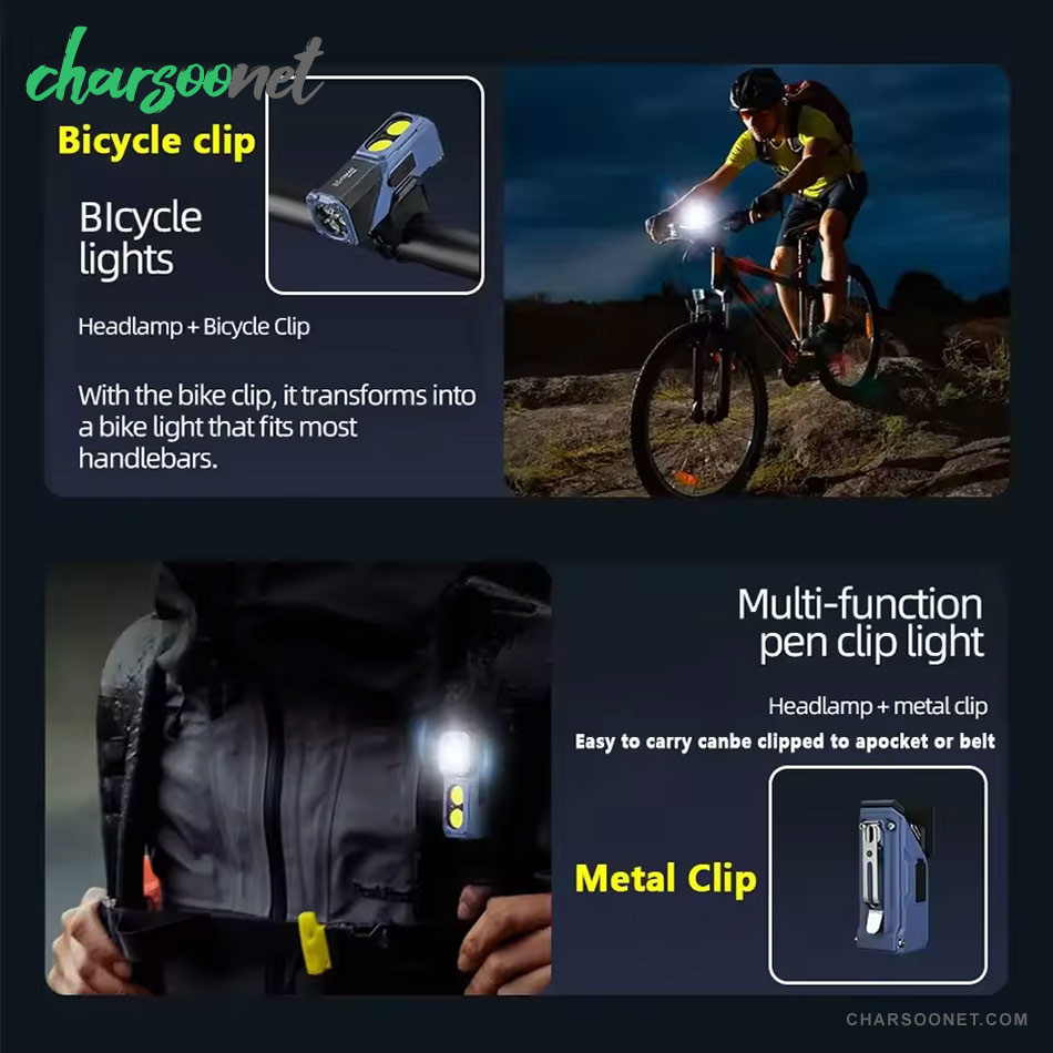 هدلایت شارژی یامائو مدل YM-T615