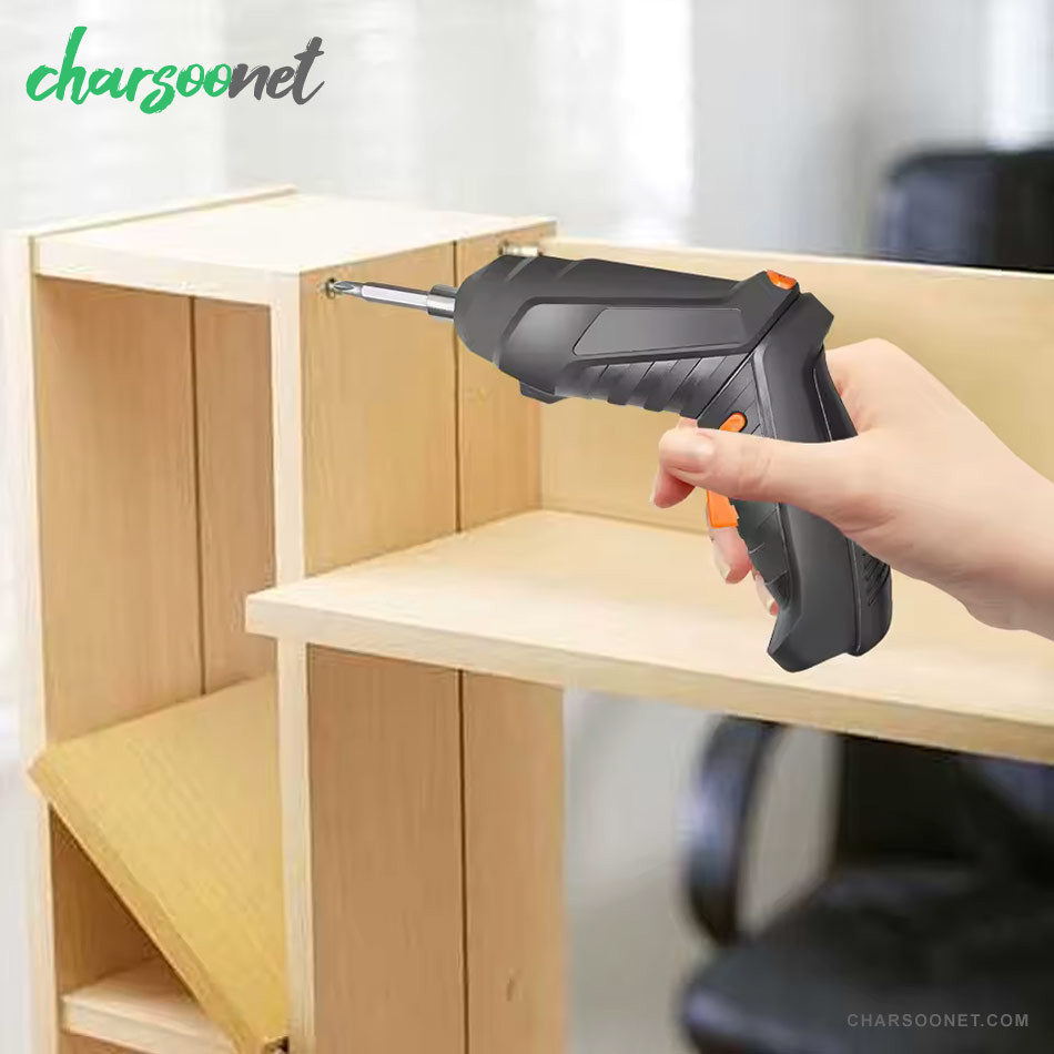 دریل پیچ گوشتی شارژی مجموعه 47 عددی