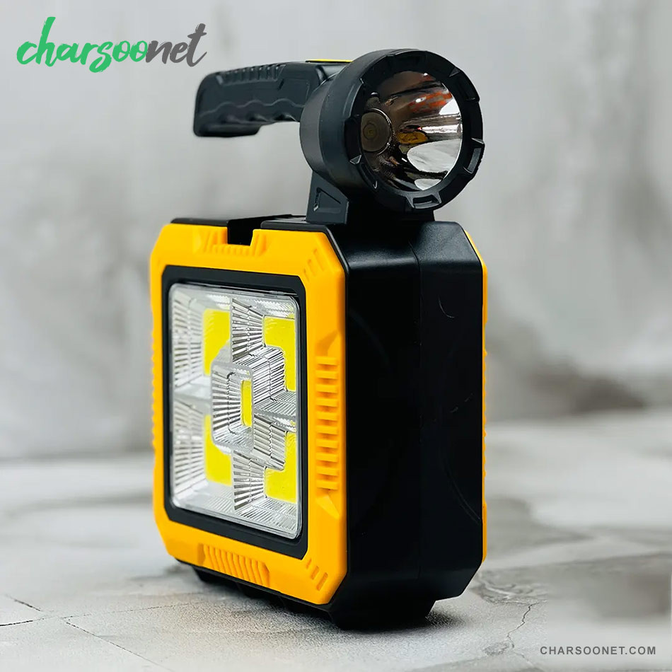 چراغ کمپینگ خورشیدی و جعبه ابزار قابل حمل مدل 7739-L