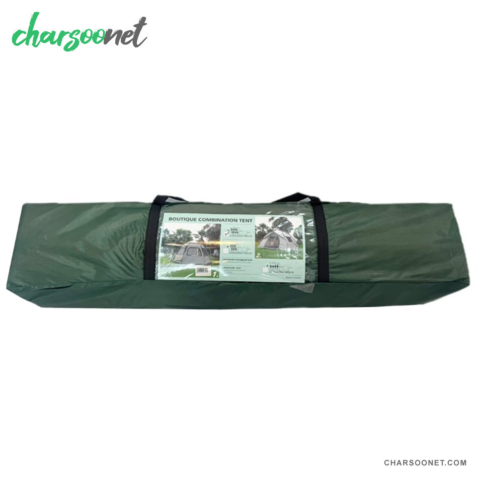 چادر مسافرتی 8 نفره سایبان دار اتومات وارداتی