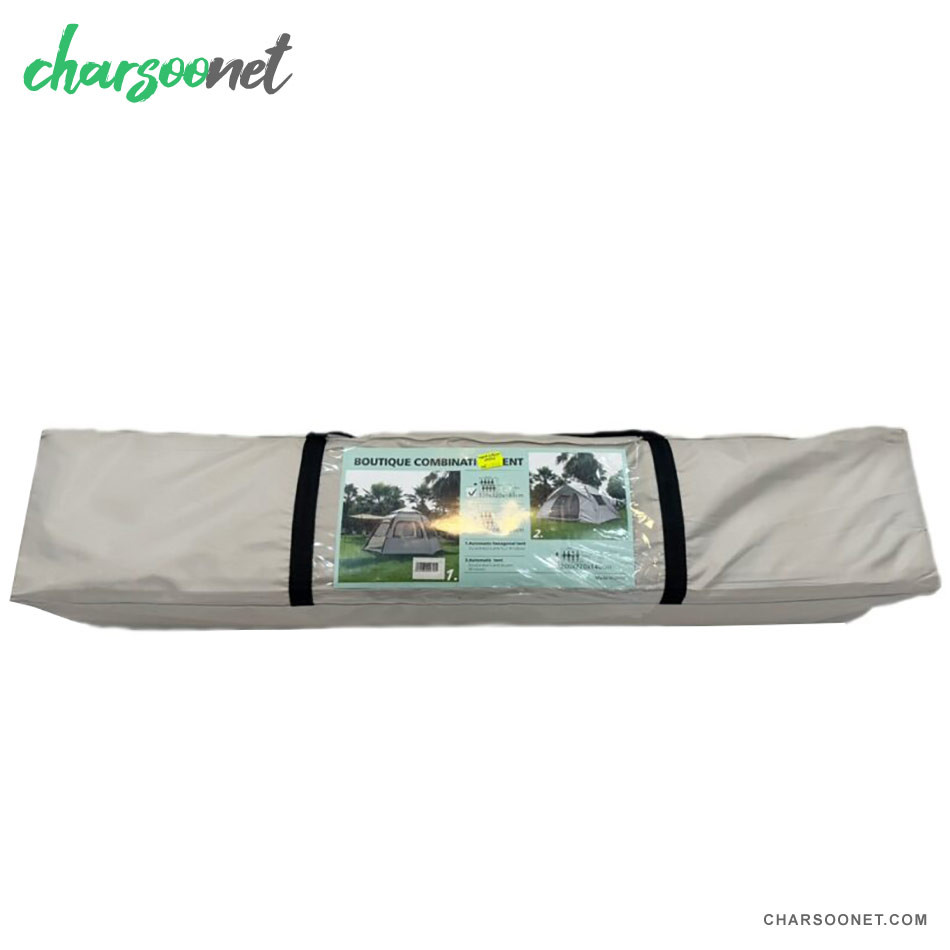 چادر مسافرتی 8 نفره سایبان دار اتومات وارداتی