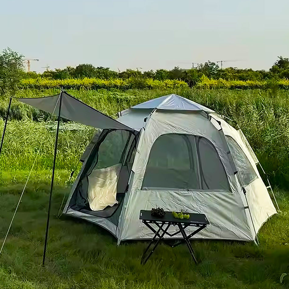 چادر مسافرتی 8 نفره سایبان دار اتومات وارداتی