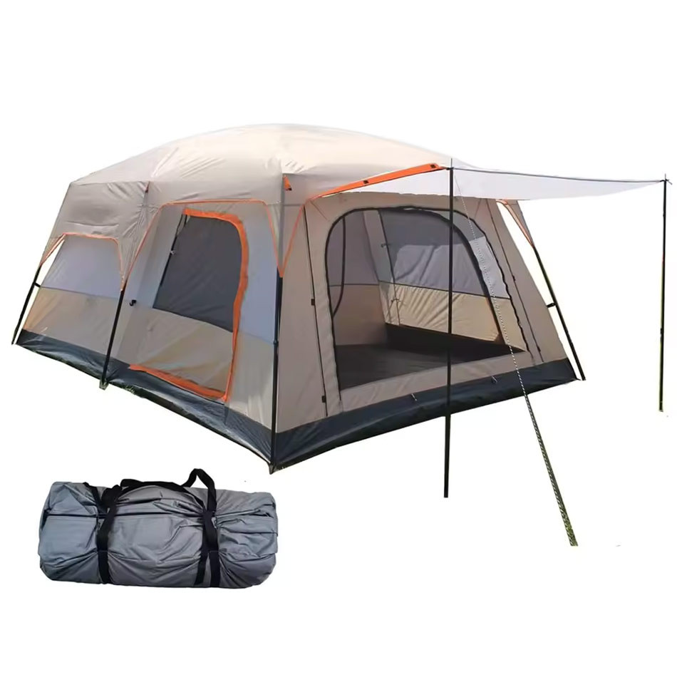 چادر مسافرتی دو خوابه سایبان دار 10نفره وارداتی