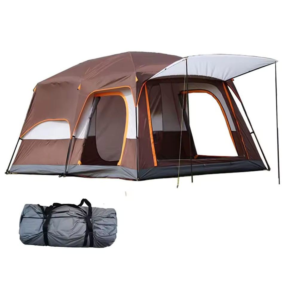 چادر مسافرتی دو خوابه سایبان دار 10نفره وارداتی