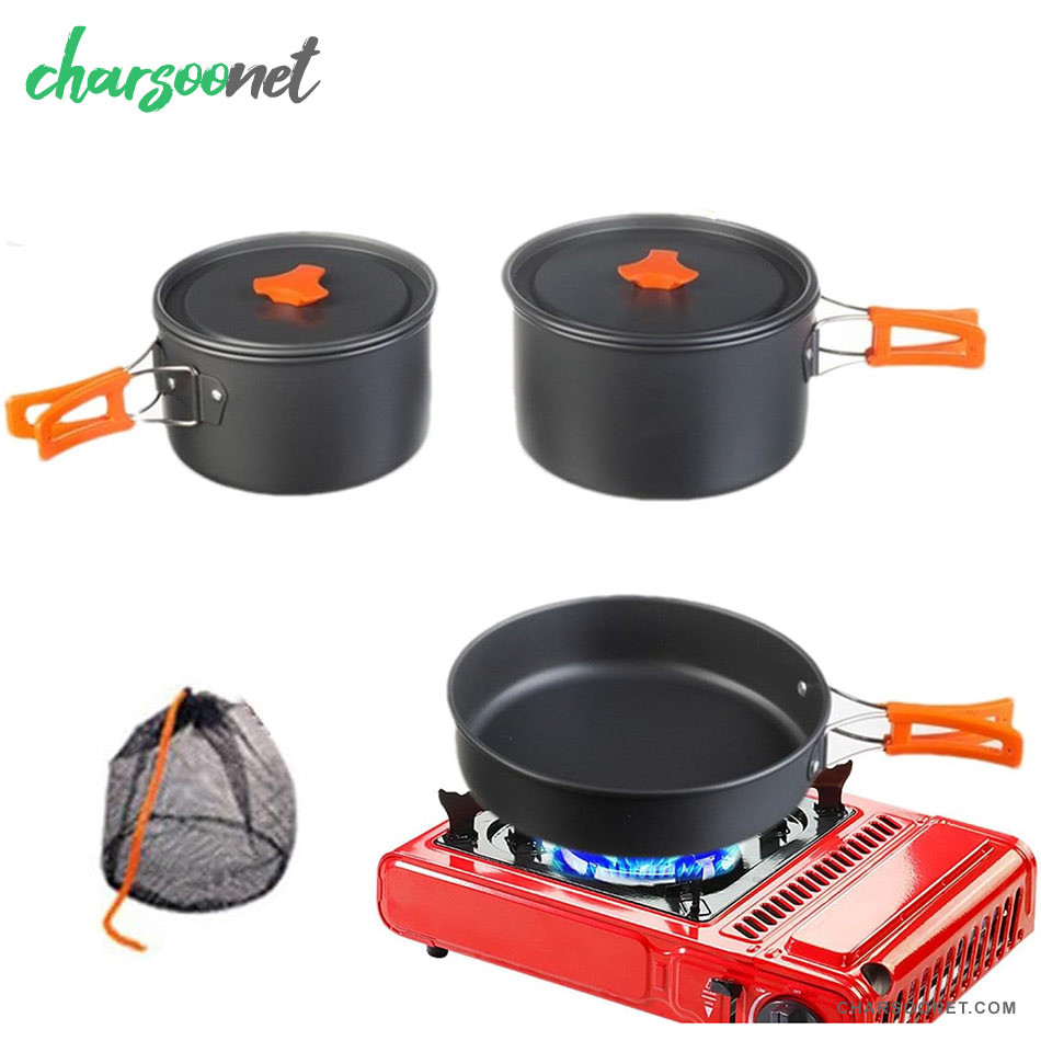 ست ظروف کمپینگ آلومینیومی مدل TZ-300