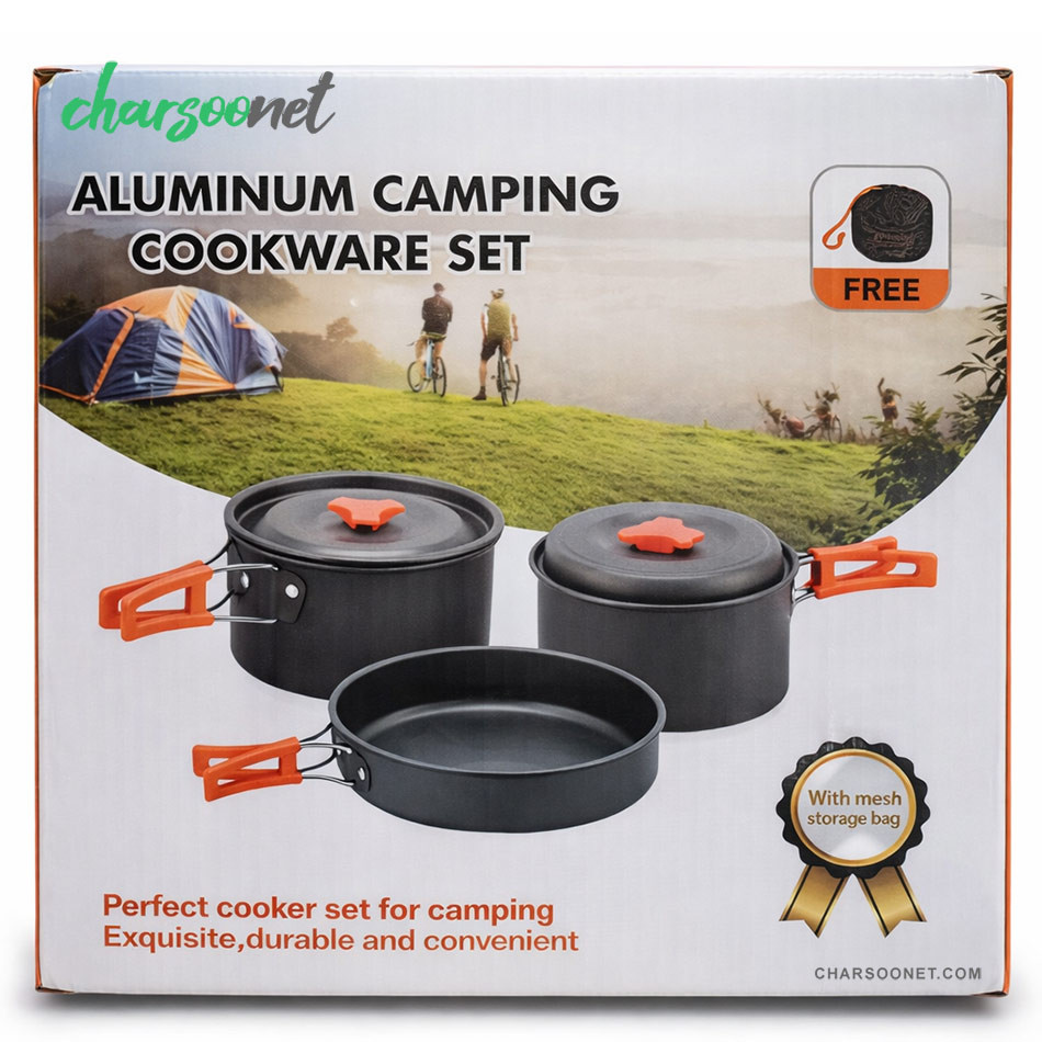 ست ظروف کمپینگ آلومینیومی مدل TZ-300