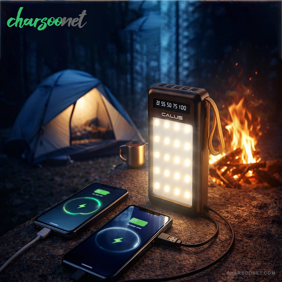 پاوربانک و چراغ LED کالوس CA-P200ED 20000mAh