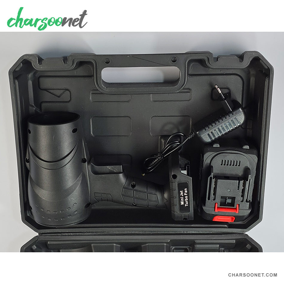 جت فن شارژی 21 ولت تک باطری Poewr Full Air Blower