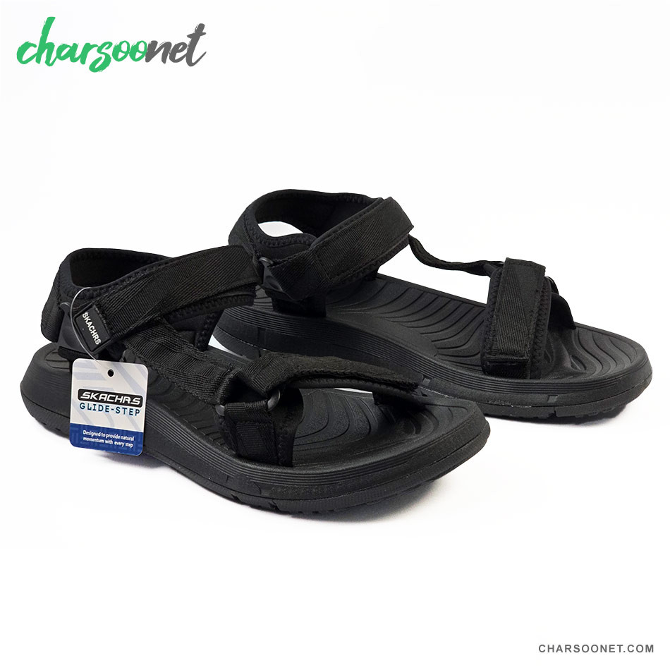 صندل روزمره اسکچرز مردانه Skachers Glide-Step