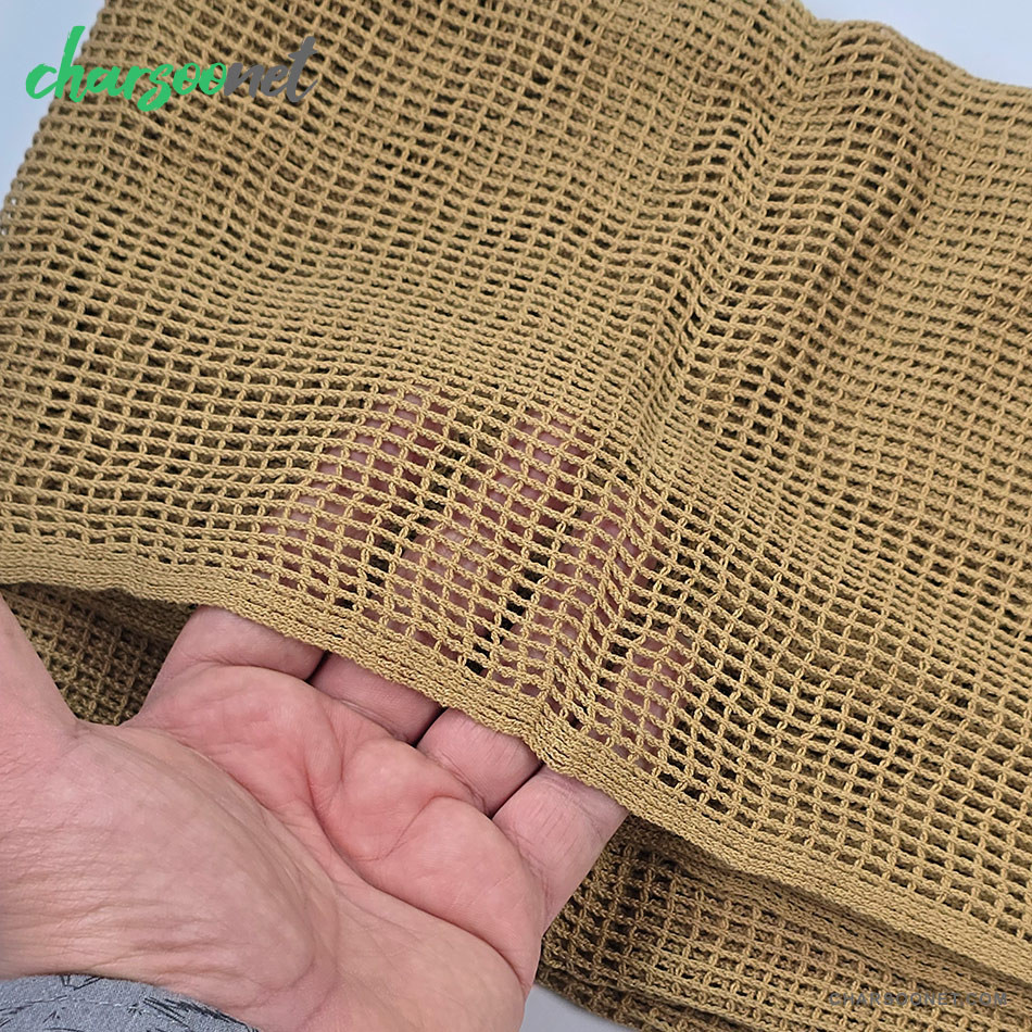 شال توری استتار درجه یک وارداتی کرم