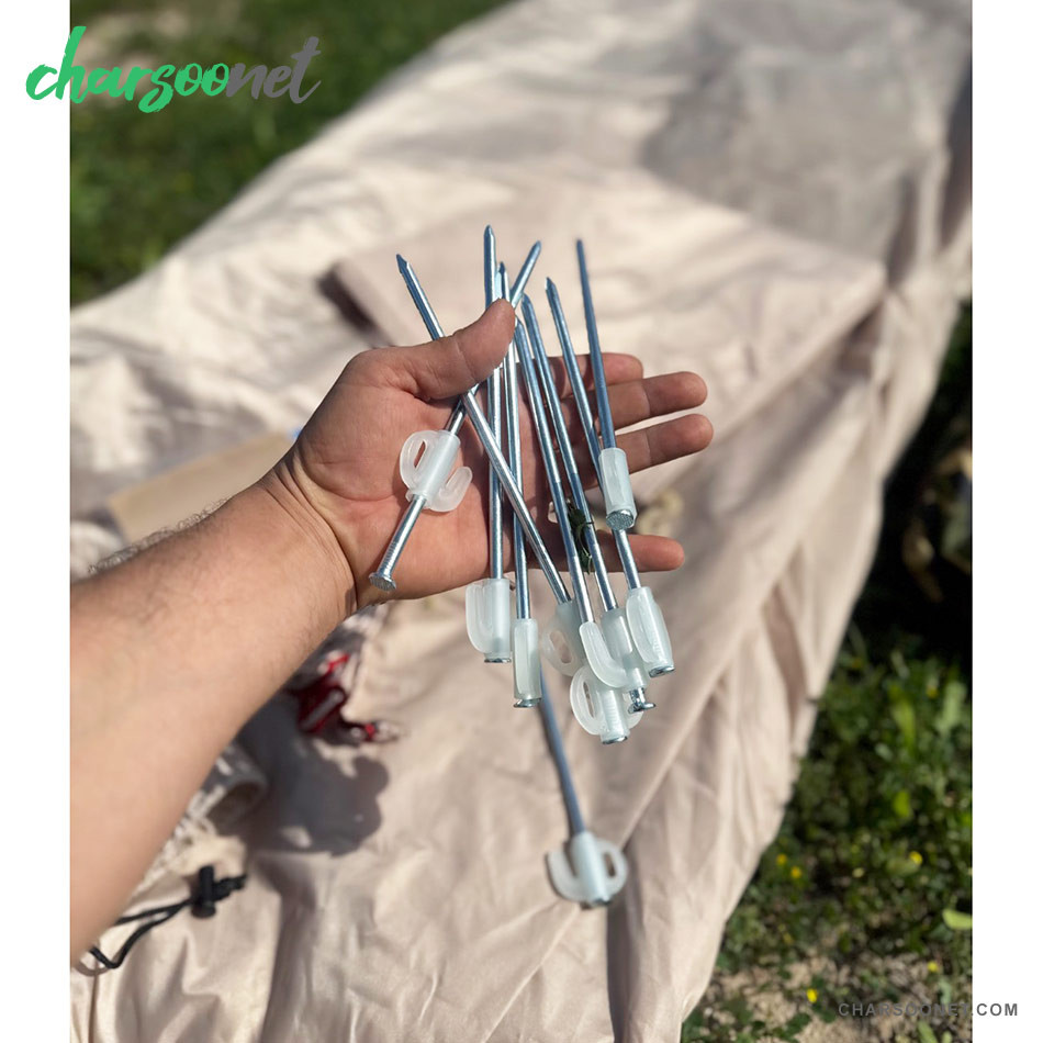 چادر بادی مسافرتی ضدآب سایبان دار وارداتی مدل 8890