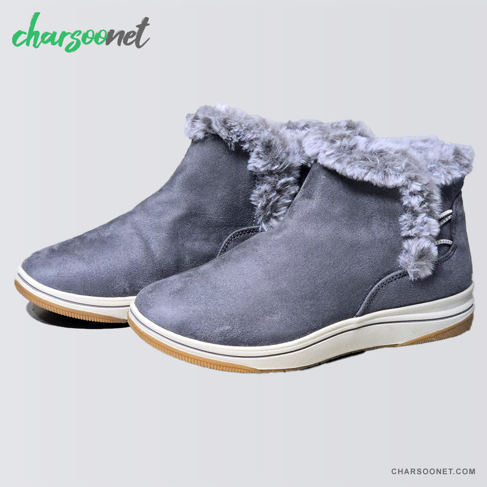 بوت زنانه کلارکس Clarks Cloudsteppers Faux Fur