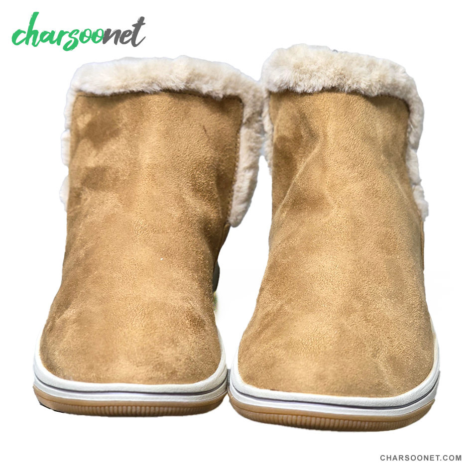 بوت زنانه کلارکس Clarks Cloudsteppers Faux Fur