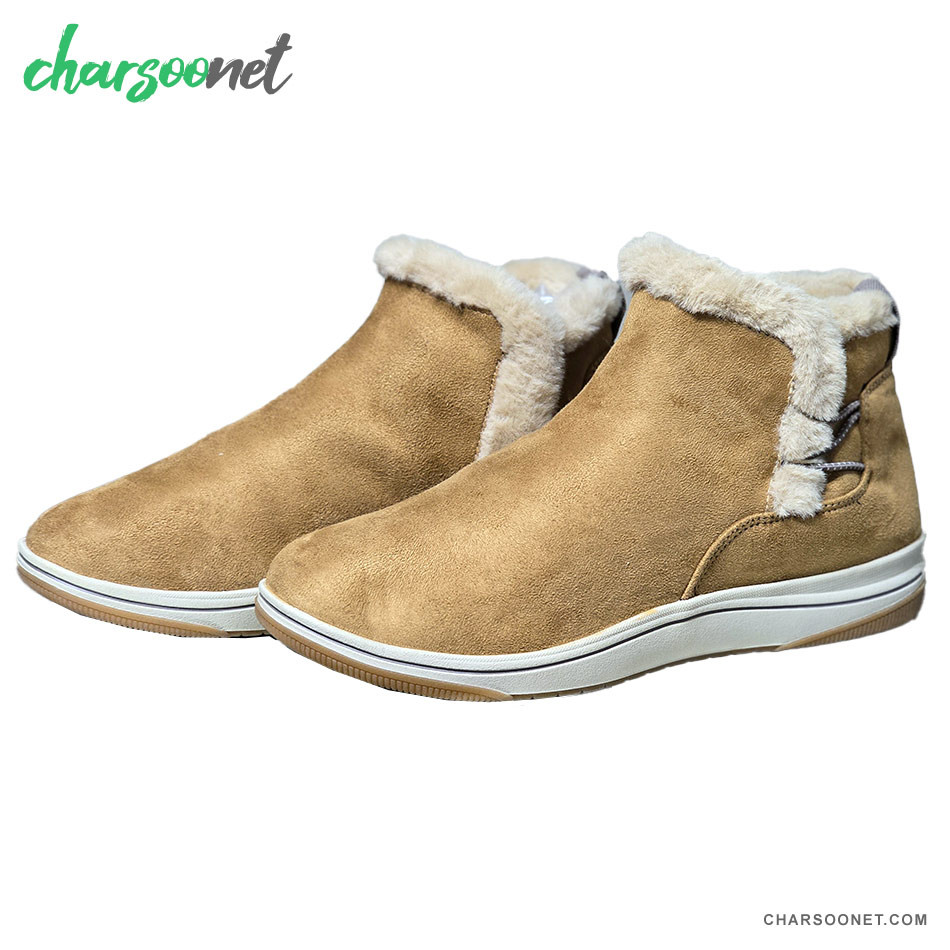 بوت زنانه کلارکس Clarks Cloudsteppers Faux Fur