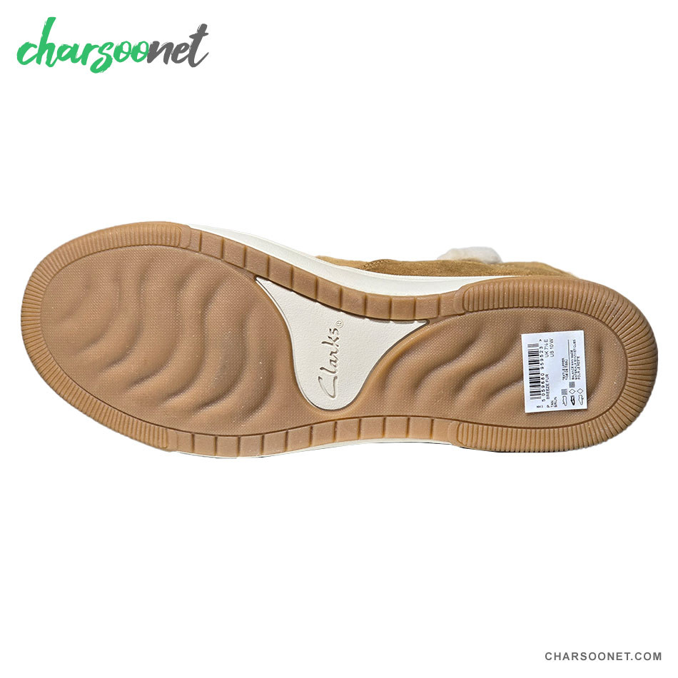 بوت زنانه کلارکس Clarks Cloudsteppers Faux Fur
