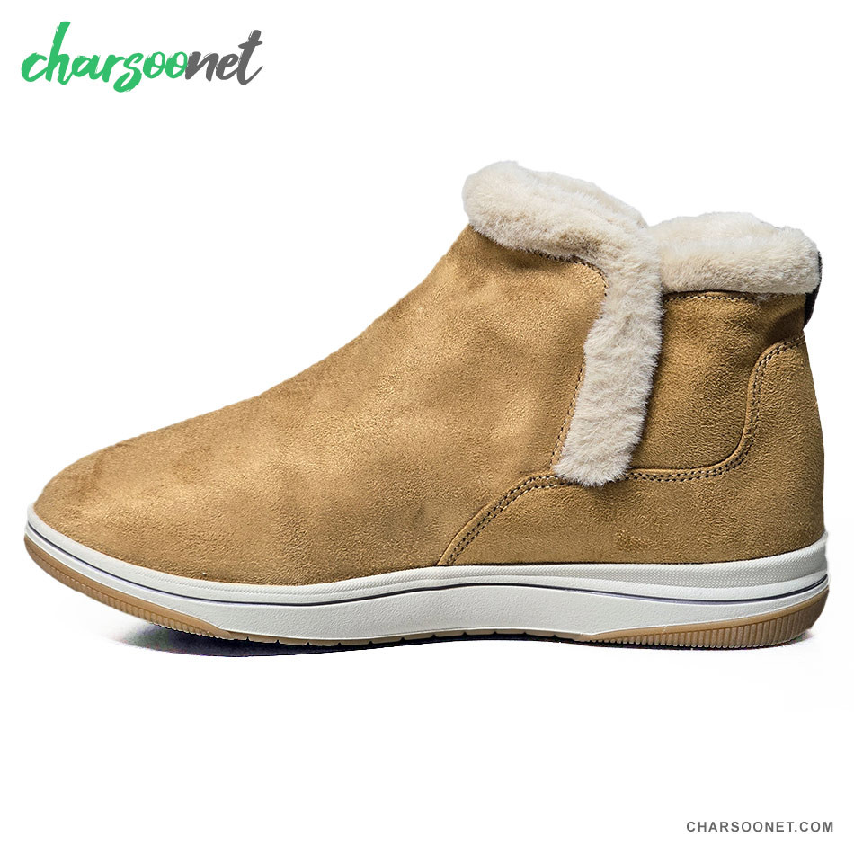 بوت زنانه کلارکس Clarks Cloudsteppers Faux Fur