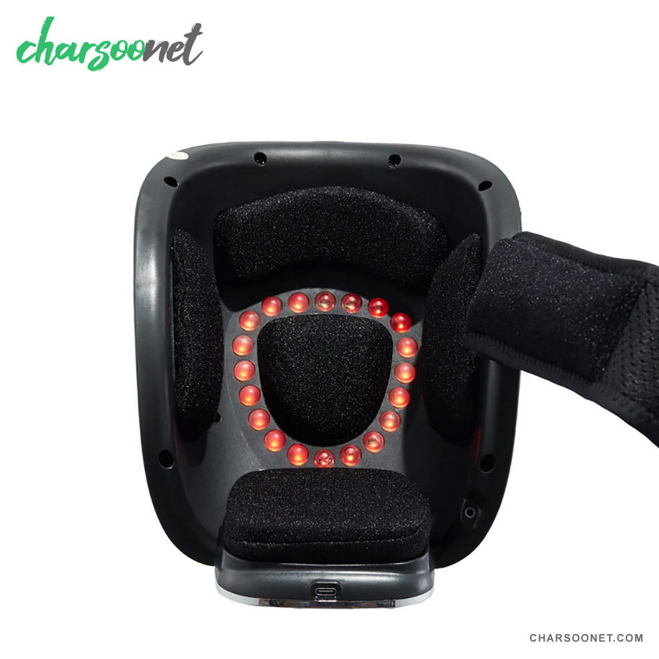 ماساژور زانو هوشمند HY-991 | گرمایش، ویبره، ماساژ هوا و نور قرمز - تسکین درد آرتروز