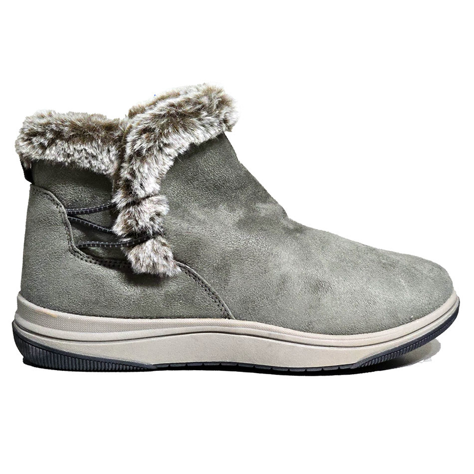 بوت زنانه کلارکس Clarks Cloudsteppers Faux Fur Slip-On