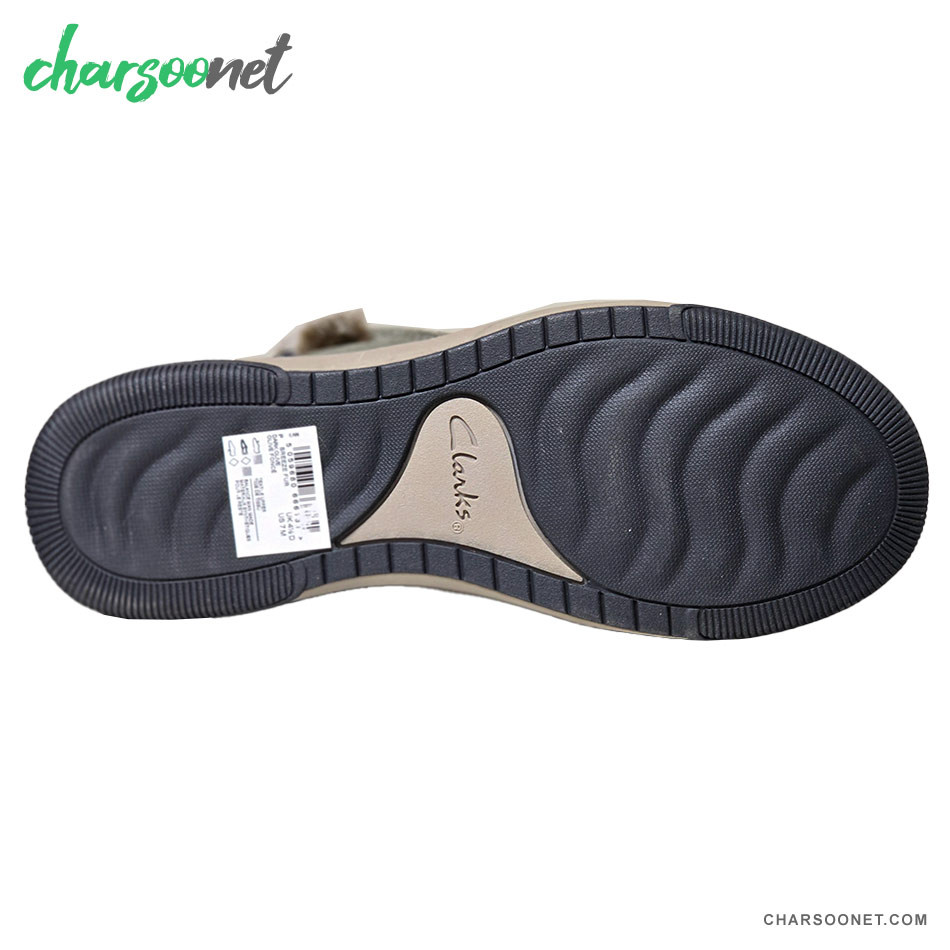 بوت زنانه کلارکس Clarks Cloudsteppers Faux Fur Slip-On